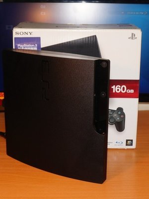 PS3 3007型 黑色主機 3.55 160G 附HDMI線+電源線+AV線【強強二手商品】