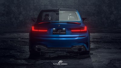 【政銓3D數位科技】BMW G20 G21 FD品牌 GT 高品質 雙邊單出 卡夢 後下巴 現貨 免費安裝320 330