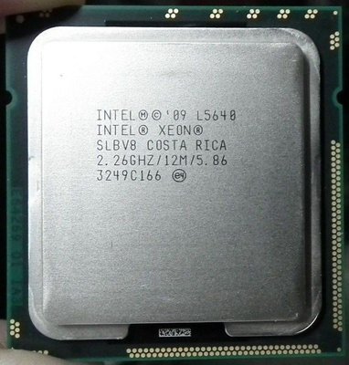 六核心L5640正式版X58低電壓CPU LGA1366 SLB8V 60W 6核心(I7-920 970 X5650)