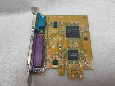 SUNIX 三泰科技 SUN1989 RS232/Parallel 並列埠系列 PCI-E 1X 控制卡