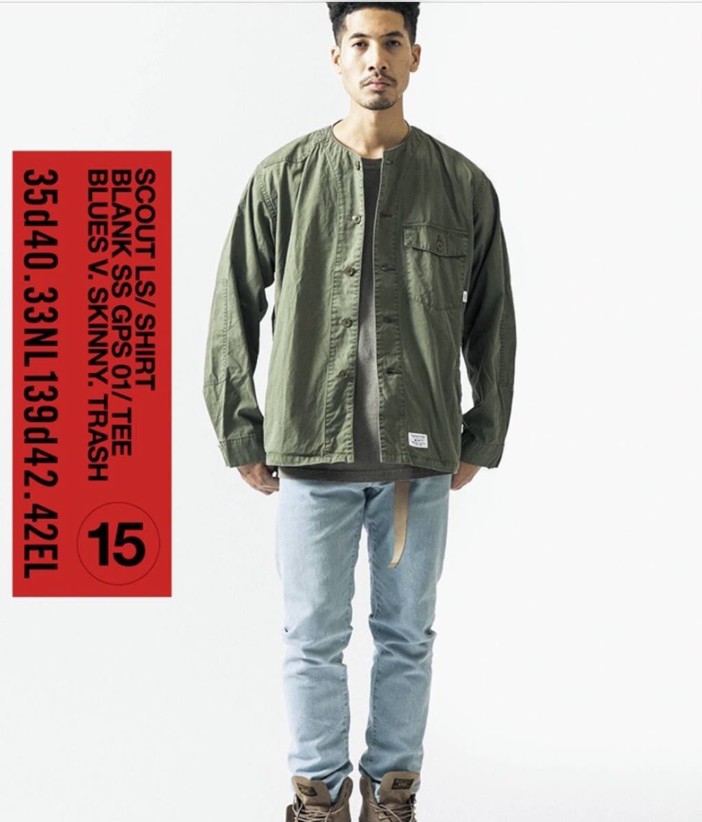 【希望商店】 WTAPS SCOUT LS SHIRT 18SS 水洗無領軍衫| Yahoo