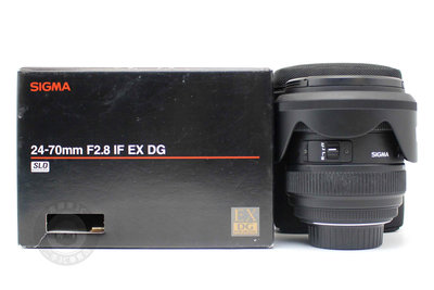 【高雄青蘋果3C】SIGMA 24-70mm F2.8 DG OS HSM EX 公司貨 For Nikon 二手鏡頭#89496