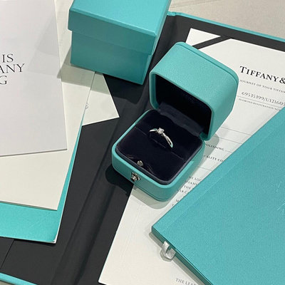 Tiffany harmony系列四爪鉆戒 鑲嵌圓形明亮切割