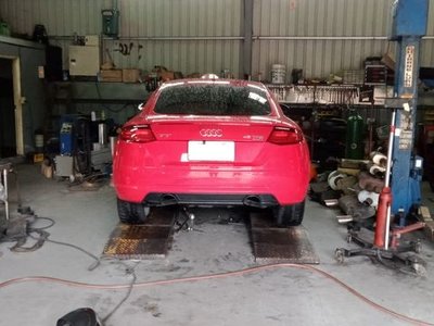 [排氣管工匠] Audi TT  剖管 原廠排氣管內部結構改良 (全台獨家專利研究)