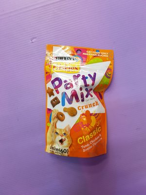🍁妤珈寵物店🍁Friskies喜躍 Party Mix《經典原味香酥餅 》貓餅乾/貓零食/獎勵零食 60克/包