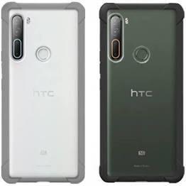 【原廠盒裝】HTC U20 5G  透視雙料防震邊框殼/原廠保護殼