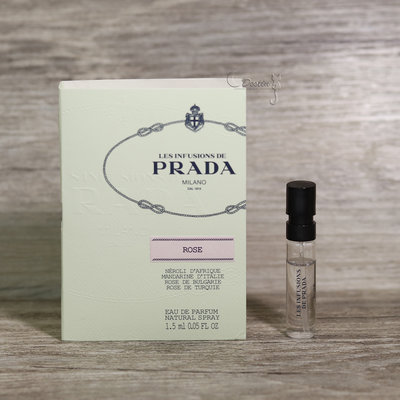 Prada 精粹系列 玫瑰 Rose 女性淡香精1.5ml 可噴式 試管香水 全新