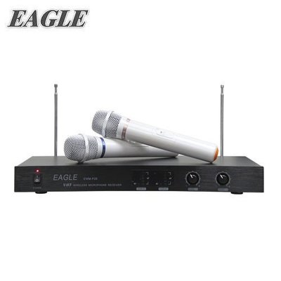 原廠公司貨 EAGLE可調距專業雙頻無線麥克風組(EWM-P28) KTV會議室歡唱麥克風 MIC 專業麥 點歌機歌唱用