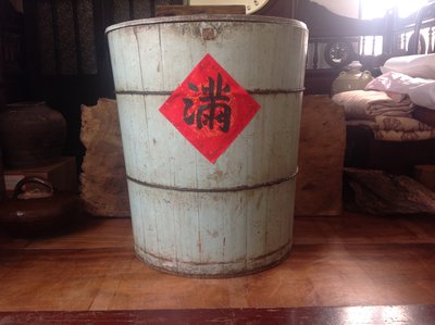早期檜木米桶 米缸 米甕