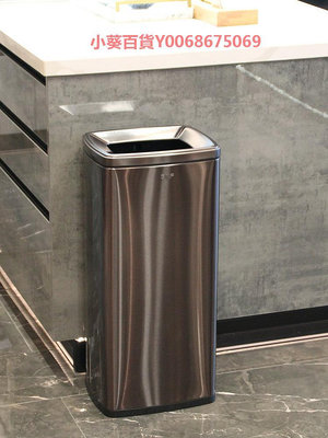 GNF垃圾桶商用大容量不銹鋼無蓋餐飲飯店30升50L洗手間擦手紙高桶