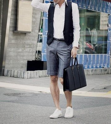【熱賣下殺】韓國 時尚 男款 薄款 手提包 商務休閒公事包電腦包