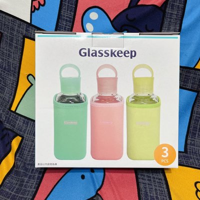 🎀現貨秒出🎀Glasskeep方形玻璃隨手瓶500ml三入組