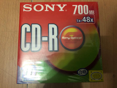 索尼 SONY CD刻錄盤 空白CD-R