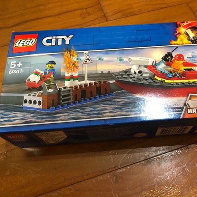 現貨 全新未拆 樂高 LEGO 60213 碼頭火災  CITY城市系列 消防 打火 原廠正版 盒況如圖