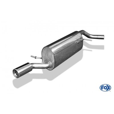 DIP 德國 Fox 排氣管 VW 福斯 Polo 6R 1.2 1.4 TSI 1.2 1.6 TDI 尾段 單邊 單出 圓形 80mm 專用 09-18