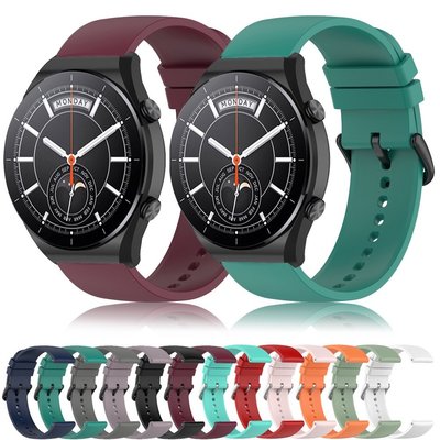 XIAOMI 適用於小米手錶 S1 / S1 主動錶帶更換腕帶手鍊錶帶皮帶 22 毫米 MI 手錶帶顏色 2