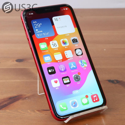 【US3C-板橋店】【一元起標】公司貨 Apple iPhone 11 128G 紅色 6.1吋 A13晶片 Face ID 1200萬像素主相機 無線充電
