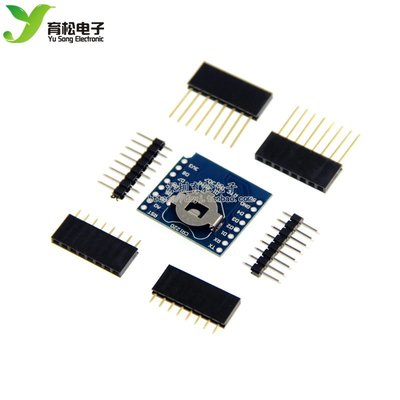 RTC DS1307 (Real Time Clock) + battery - Shield for  D1 W8.0520 [314829]