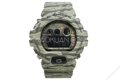 【高冠國際貿易】CASIO G-SHOCK GD-X6900CM-5 虎紋 迷彩 軍綠 限量 防水 潮流錶