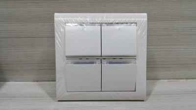 DIY水電材料 台昱牌 晨光大面板系列 4開關 TYL-A584