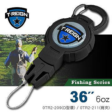 【angel 精品館 】T-Reign MEDIUM M 任務裝備伸縮繫繩(Fishing) D型環 0TR2-209