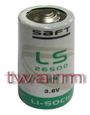 《德源科技》r)100% 原裝 帥福得 法國 SAFT LSH14 (LS26500) 3.6V鋰電池 2號C型