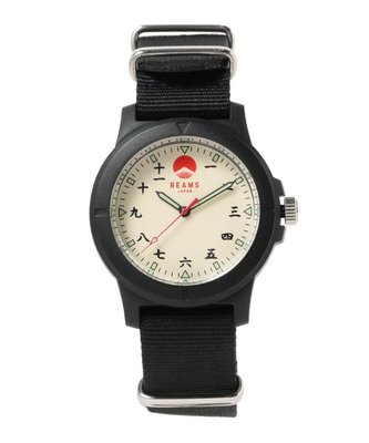BEAMS JAPAN 日本製漢字手錶。太陽選物社