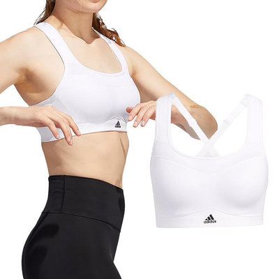 Adidas Tlrdim Hs 女 白 高強度 可調節肩帶 吸濕排汗 運動 內衣 HC5399