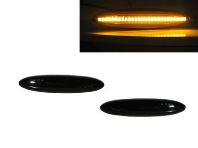 卡嗶車燈 TOYOTA 豐田 CAMRY 凱美瑞 XV40 06-11 LED動態方向燈 葉子板側燈 燻黑
