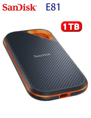 【開心驛站】SanDisk E81 Extreme Pro Portable SSD 1TB 行動固態硬碟