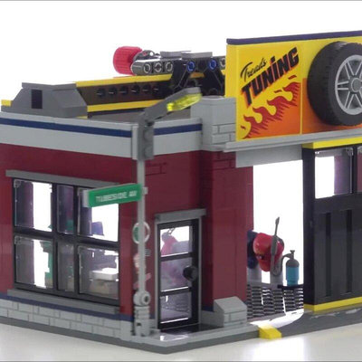 極致優品 LEGO樂高60258城市系列汽車維修中心男女孩拼裝益智積木玩具禮物 LG595