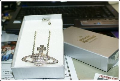 Vivienne Westwood  全新正品 銀色鑽項鍊 日本代購
