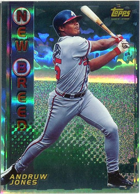 強棒 Andruw Jones 1998 Topps New Breed 雷射卡[Q]