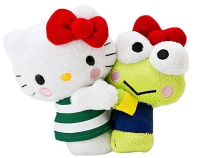 鼎飛臻坊 SANRIO 凱蒂貓 Hello Kitty ＆ 大眼蛙 40週年紀念 娃娃 日本正版