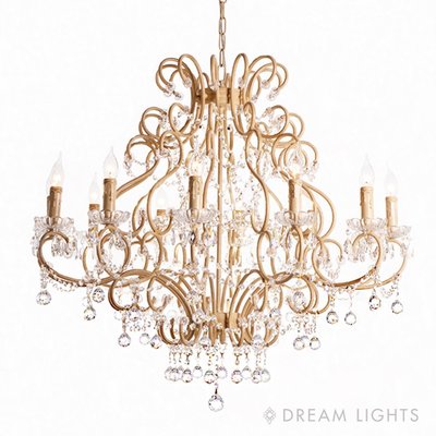 【DREAM LIGHTS】法式鄉村風格水晶吊燈Marie Antoinette5001AW-10/5001BRS-10