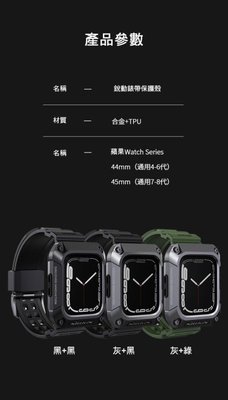 NILLKIN 銳動錶帶保護殼 無線充電無阻 Apple Watch S7/S8 (45mm)保護 殼腕帶保護殼