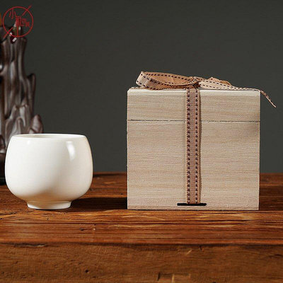 【現貨精選】正方形小木盒子茶杯建盞茶壺桐木包裝盒定制禮盒空盒生日禮物盒子