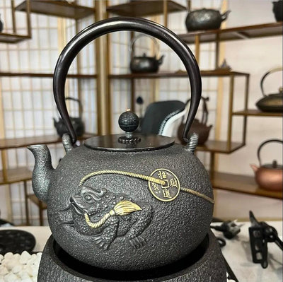 清倉價出售幾個全新日本藏王堂堂口純手工鐵壺無涂層茶壺鑄鐵老鐵463