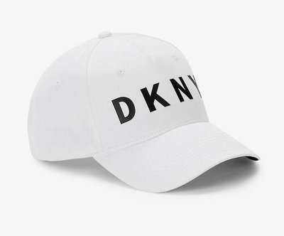 外星人二手舖**DKNY白色logo棒球帽