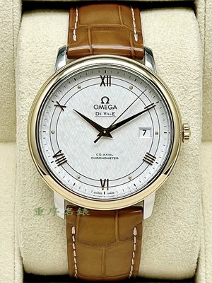 重序名錶 2019年台灣公司貨 OMEGA 歐米茄 DE VILLE 碟飛 典雅系列 18K金錶圈 自動上鍊腕錶