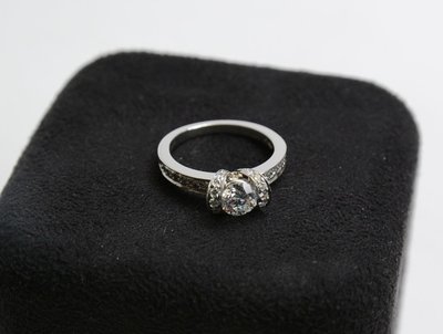 Tiffany&amp;Co. 蒂芬妮 鑽石0.55ct  VS1  戒指附件齊全  鑽戒