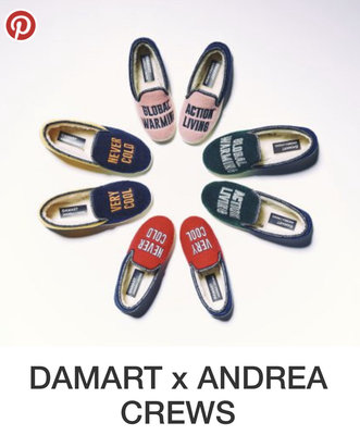 法國品牌 DAMART x ANDREA CREWS 絕版限量毛料內裡休閒鞋 43 購於 colette