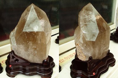 ~shalin-crystal~[皇晶]~巴西茶黃水晶骨幹~9.15公斤~晶質清透~質地超優~值得珍藏!