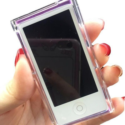 批發 批發 現貨適用蘋果ipod nano7 保護套保護殼 nano 7純色PC透明單底雙面硬殼