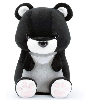 18494c 日本進口 好品質 限量品 可愛 柔順 台灣黑熊 小熊熊 動物絨毛絨抱枕玩偶娃娃玩具擺件禮物禮品