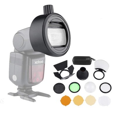 神牛 Godox AK-R1 + S-R1 磁吸控光套件 (適用 V1 AD200-H200R 圓形燈頭專用配件)