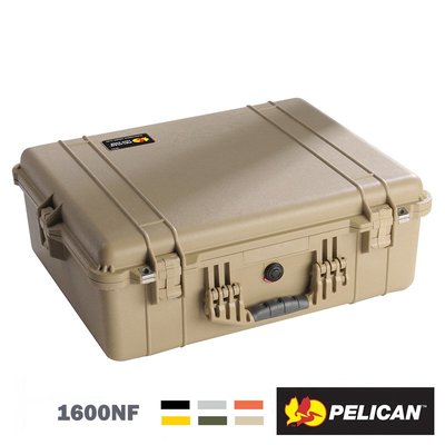【EC數位】美國 派力肯 PELICAN 1600NF 氣密空箱 防撞箱 保護箱 防水 防爆 防震 防塵 耐衝擊