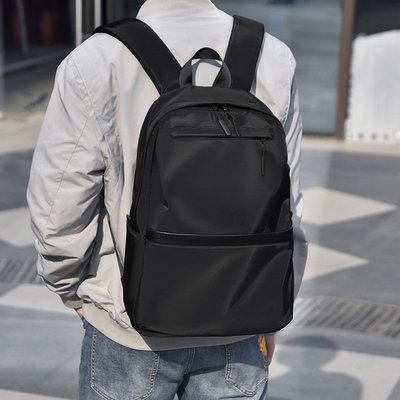 旅行包雙肩包 男士商務背包 大容量電腦包可印時尚雙肩背包