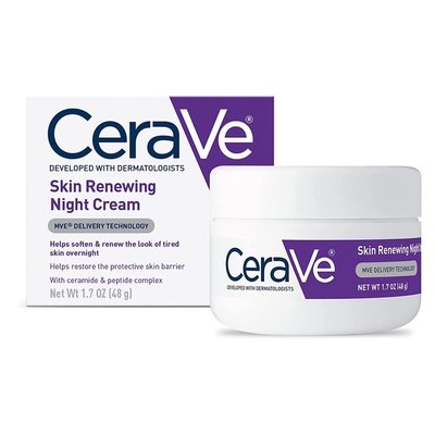 （在台）紫色美國限定款 CeraVe 適樂膚 肌膚更新保濕修復晚霜 48g grace推薦 晚霜 歐美代購
