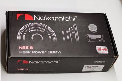 【全昇汽車音響】日本中道NAKAMICHI NSE6 6.5" 2音路分離式汽車音響喇叭